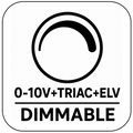 0-10V + TRIAC + ELV Dimmable