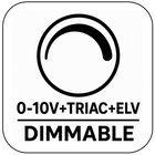 0-10V + TRIAC + ELV Dimmable