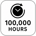 100000 Rated Hours