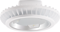RAB BAYLED104W/BL BAYLED LED Round High Bay – 104W – 5000K – 14942 Lumens – 120-277V – Bi-Level Occupancy Sensor – Pendant Mount – White Finish