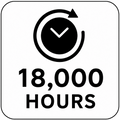18000 Rated Hours
