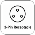 3-Pin Receptacle