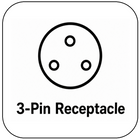 3-Pin Receptacle