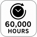 60000 Rated Hours