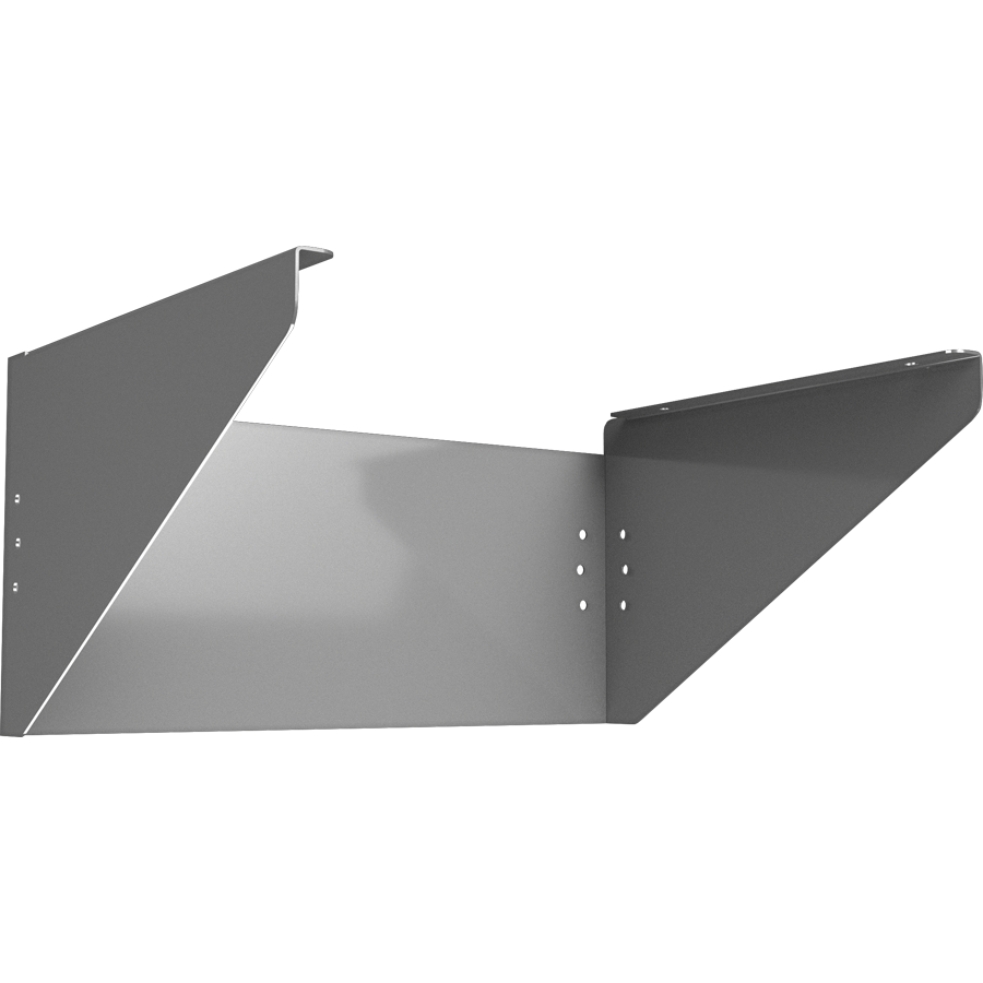 RAB A17-RHS-S/RG A17 Reversible House Side Shield for Fixtures Up to 150W - Roadway Gray