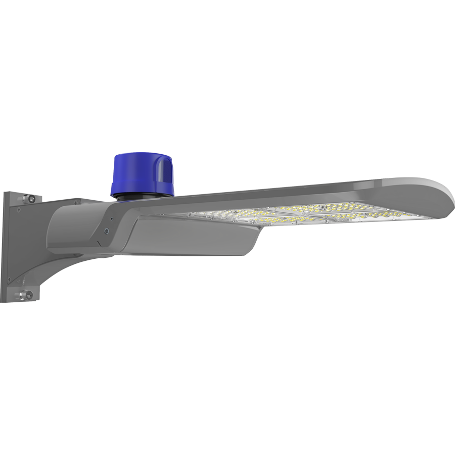 RAB A17XFU150RG A17 III LED Area Light - 15177–23339 Lumens - 100W–150W Selectable Wattage - 120-277V - Pole Mount - Roadway Gray