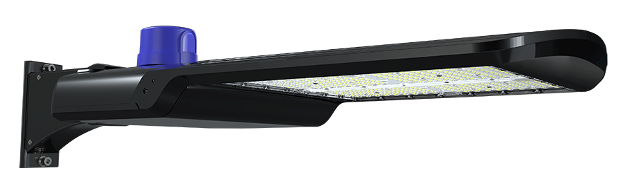 RAB A17XFU300B A17 LED Area Light - 30567–46356 Lumens - 200W–300W Selectable Wattage - 120-277V - Pole Mount - Black