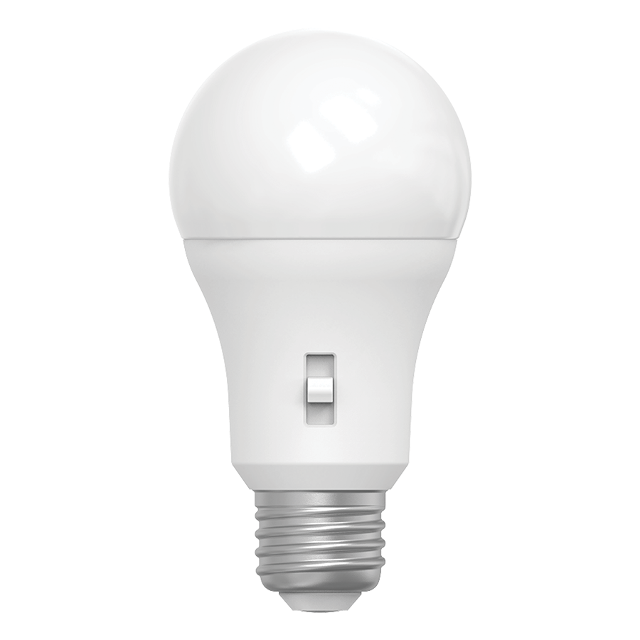 RAB A19-14-9CCT-DIM A19 LED Light Bulb – 14W – 100W Equivalent – Selectable 2700K/3000K/3500K/4000K/5000K – 1500 Lumens – 120V – Medium E26 Base – 90 CRI – Dimmable