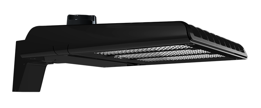 RAB A22-4T200B A22 IV LED Area Light - 22011-28615 Lumens - 160W–200W Selectable Wattage - 120-277V - Pole Mount - 7-Pin Receptacle - Black