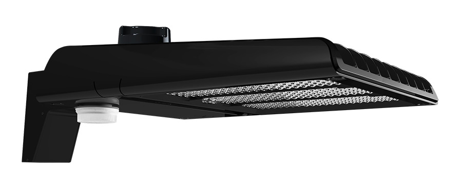 RAB A22-5T200B/480/MVS A22 Type V LED Area Light – Selectable 160W/180W/200W – 3000K/4000K/5000K – 22011-28615 Lumens – 480V – Pole Mount – Microwave Motion Sensor – Black Finish