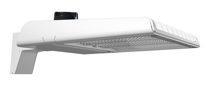 RAB A22-4T150W A22 IV LED Area Light - 15342-22677 Lumens - 100W–150W Selectable Wattage - 120-277V - Pole Mount - 7-Pin Receptacle - White