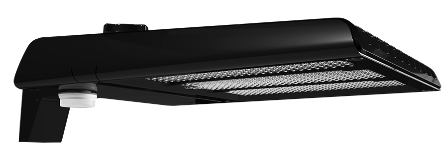 RAB A22-5T320B/480/MVS A22 Type V LED Area Light – Selectable 250W/280W/320W – 3000K/4000K/5000K – 35350-45974 Lumens – 480V – Pole Mount – Microwave Motion Sensor – Black Finish