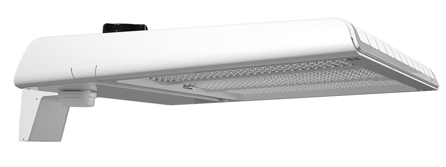 RAB A22-4T320W/MVS A22 IV LED Area Light with Microwave Motion Sensor - 35350-45974 Lumens - 250W–320W Selectable Wattage - 120-277V - Pole Mount - White