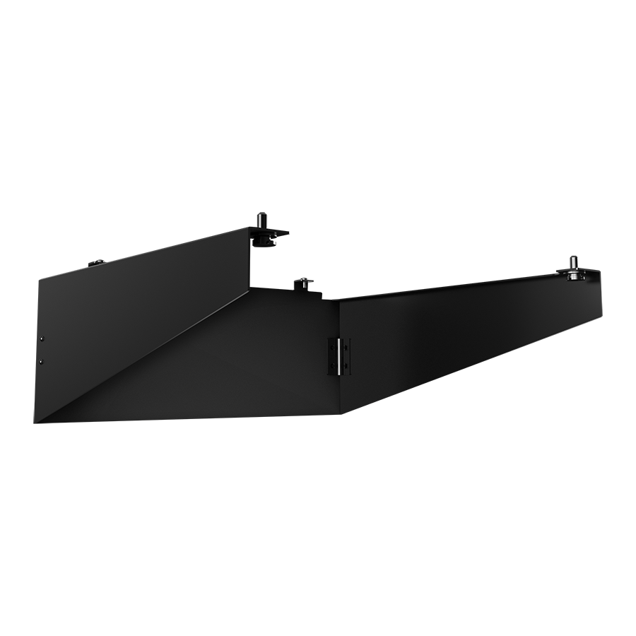 RAB A22-320HSB A22 House Side Shield – For A22 320W LED Area Lights – Black Finish