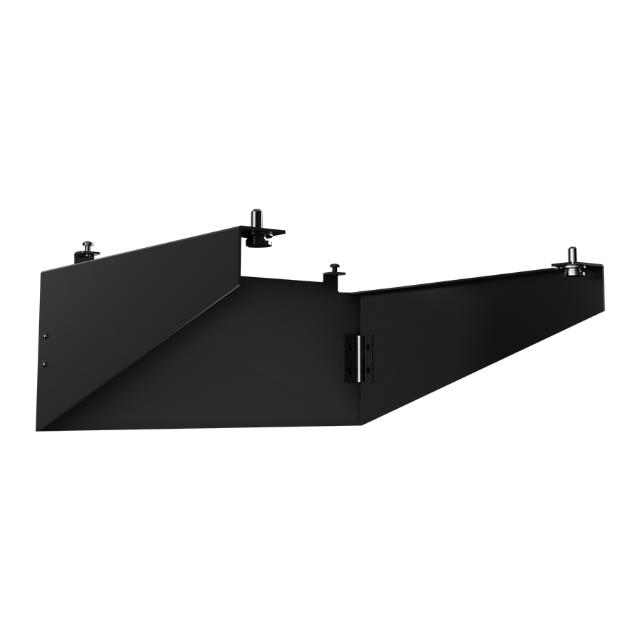RAB A22-150/200HSB A22 Area Light House Side Shield - For A22 150W and 200W Fixtures - Black Finish