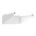 RAB A22-150/200HSW A22 House Side Shield – For A22 150W and A22 200W LED Area Lights – White Finish
