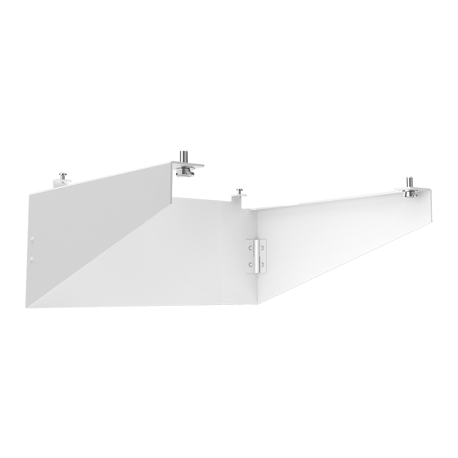 RAB A22-150/200HSW A22 House Side Shield – For A22 150W and A22 200W LED Area Lights – White Finish