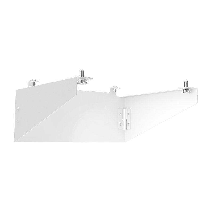 RAB A22-70/100HSW A22 House Side Shield for A22 70W and 100W LED Area Lights – White Finish