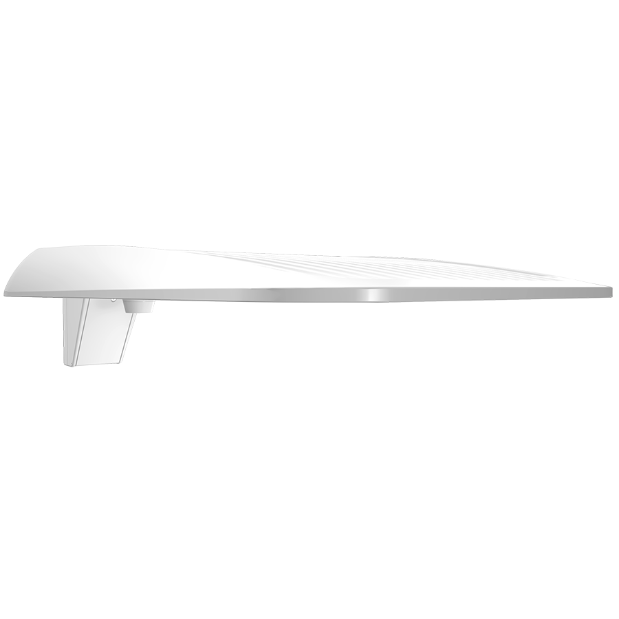 RAB A34T4LW/480/MVS A34-L Type IV LED Area Light – Selectable 150W/200W/250W – Selectable 3000K/4000K/5000K – 23969-39793 Lumens – 480V – Pole Mount – Microwave Motion Sensor – White Finish