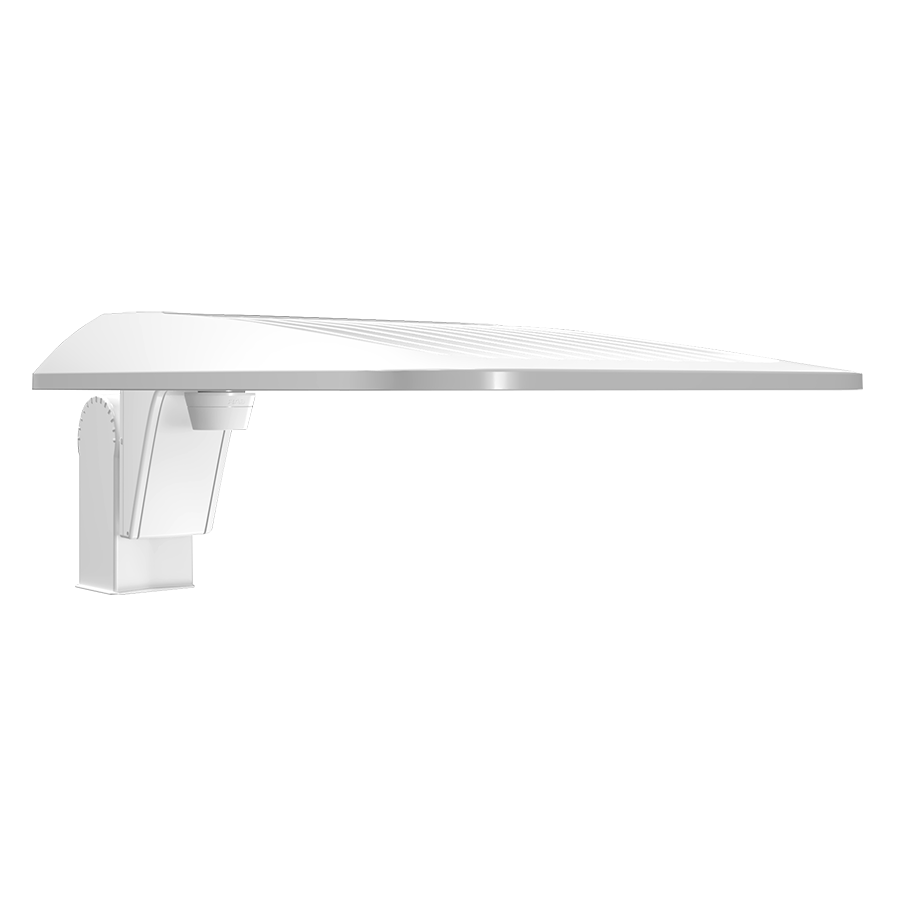 RAB A34T3MSFW/MVS A34-M Type III LED Area Light – Selectable 100W/125W/150W – Selectable 3000K/4000K/5000K – 15856-24510 Lumens – 120-277V – Slipfitter Mount – Microwave Motion Sensor – White Finish