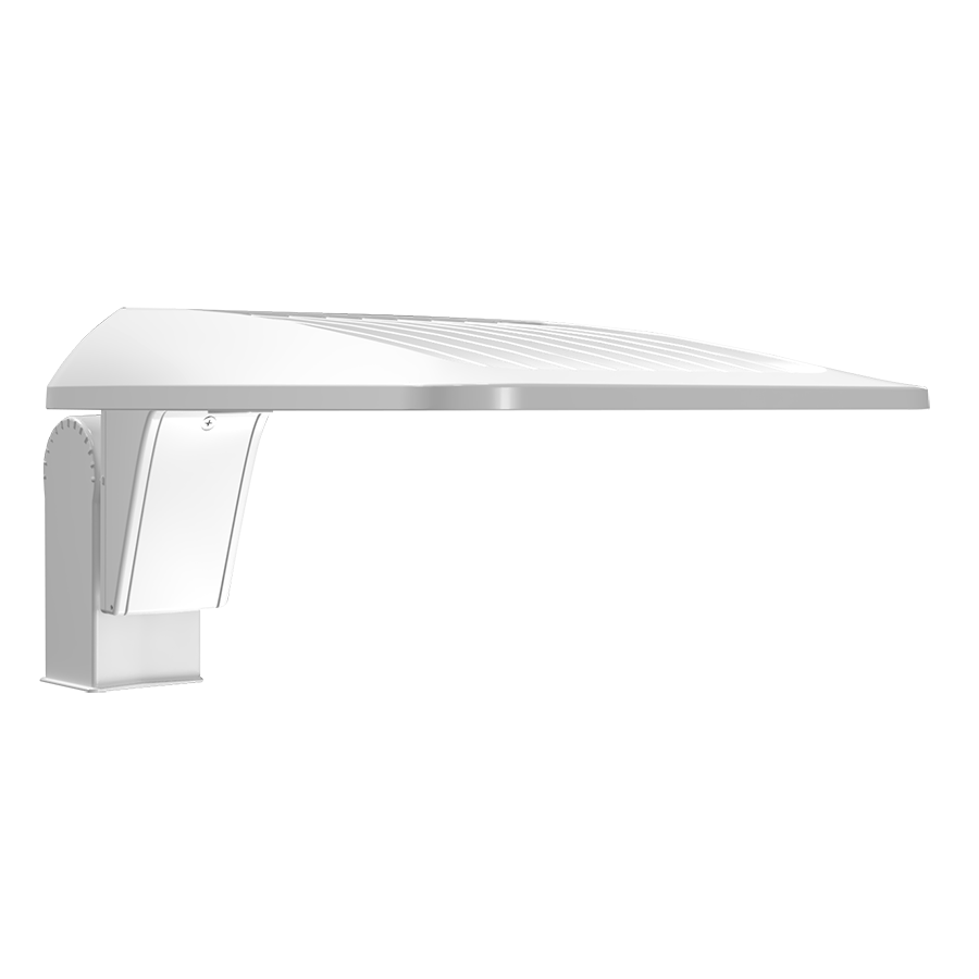 RAB A34T4SSFW A34-S Type IV LED Area Light – Selectable 50W/80W/100W – Selectable 3000K/4000K/5000K – 7357-15508 Lumens – 120-277V – Slipfitter Mount – White Finish