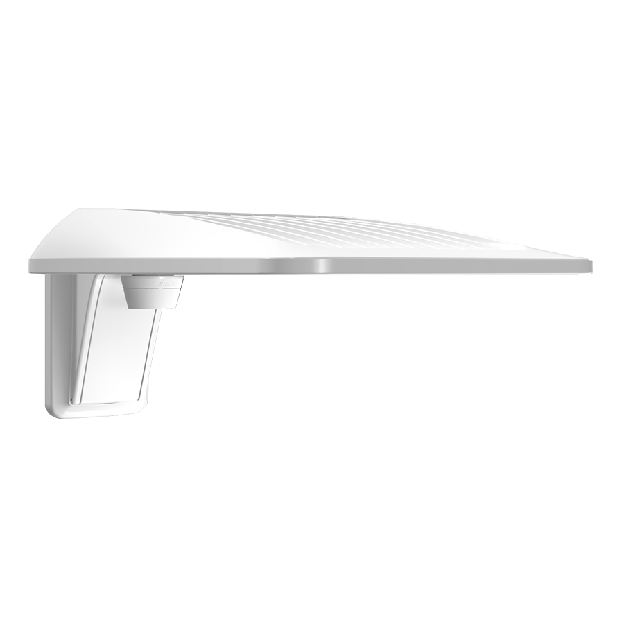 RAB A34T4SWMW/MVS A34-S Type IV LED Area Light – Selectable 50W/80W/100W – Selectable 3000K/4000K/5000K – 7357-15508 Lumens – 120-277V – Wall Mount – Microwave Motion Sensor – White Finish