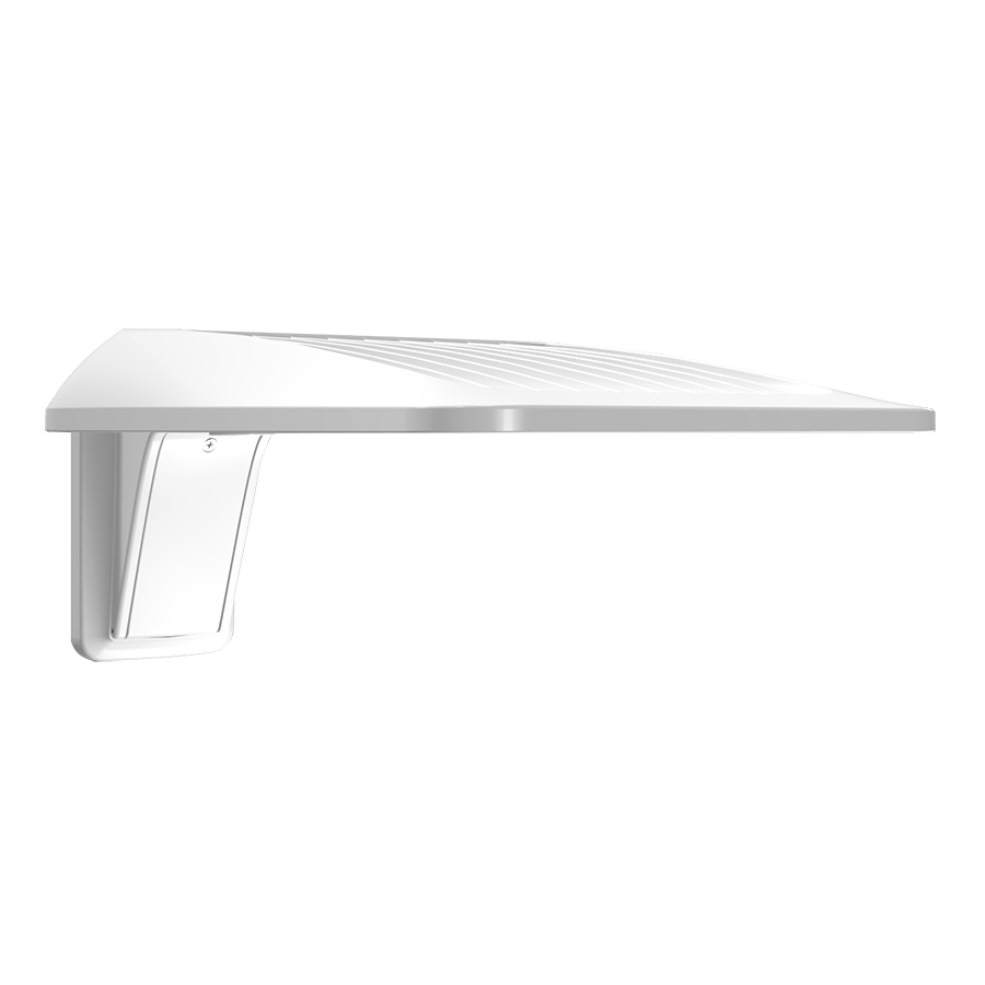 RAB A34T5SWMW A34-S Type V LED Area Light – Selectable 50W/80W/100W – Selectable 3000K/4000K/5000K – 7357-15508 Lumens – 120-277V – Wall Mount – White Finish