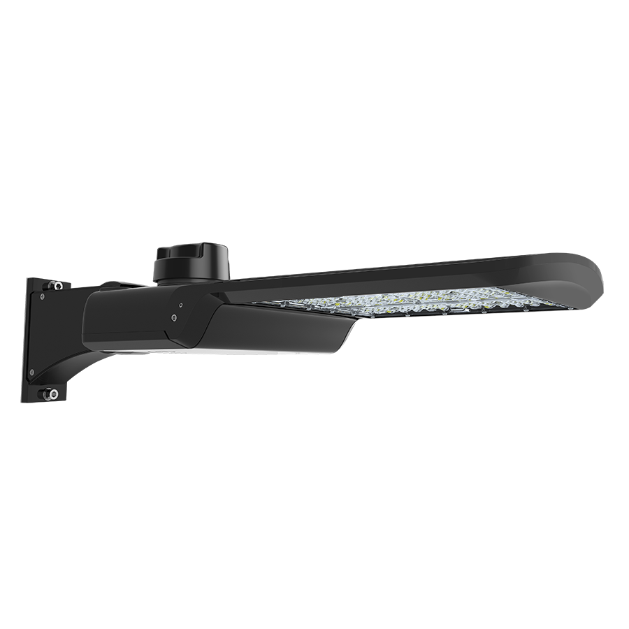 RAB A17-5T200/7PRS A17 V LED Area Light with 7-Pin Receptacle - 25114-31971 Lumens - 160W-200W Selectable Wattage - 120-277V - Pole Mount - Bronze