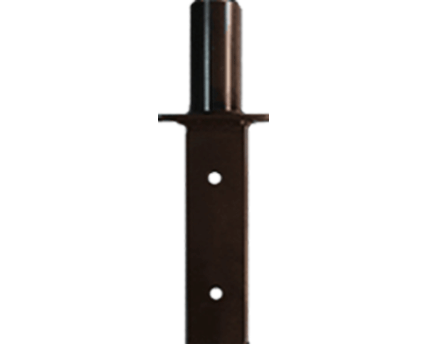 RAB BAD6 Pole Top Tenon Adapter – 2-3/8 In Tenon to 6 In Square Pole – Includes Hardware