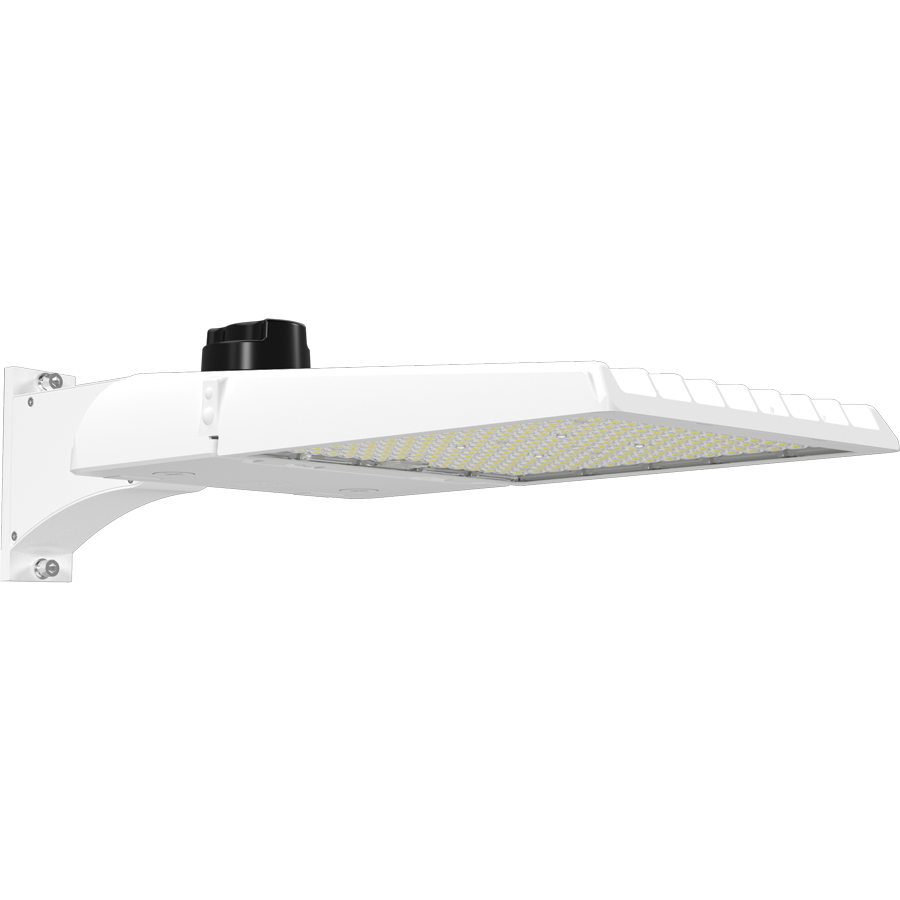 RAB AL22-150W/480 AL22 Small Adjustable LED Area Light – Selectable 80W/100W/150W – Selectable 3000K/4000K/5000K – Adjustable Type III/IV/V Distribution – 12720-22951 Lumens – 480V – White Finish