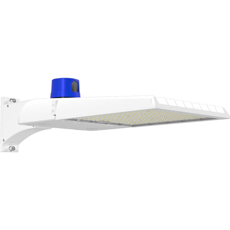 RAB AL22-150W/480 AL22 Small Adjustable LED Area Light – Selectable 80W/100W/150W – Selectable 3000K/4000K/5000K – Adjustable Type III/IV/V Distribution – 12720-22951 Lumens – 480V – White Finish