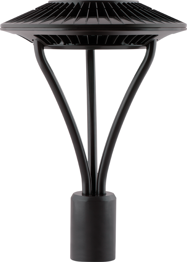 RAB ALED5T78/PCT ALED LED Post Top Area Light – 78W – 5000K – Type V Distribution – 10127 Lumens – 120-277V – Clear Lens – Photocell – Bronze Finish