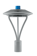 RAB ALED5T78RG/PCT ALED LED Post Top Area Light – 78W – 5000K – Type V Distribution – 9530 Lumens – 120-277V – Clear Lens – Photocell – Gray Finish
