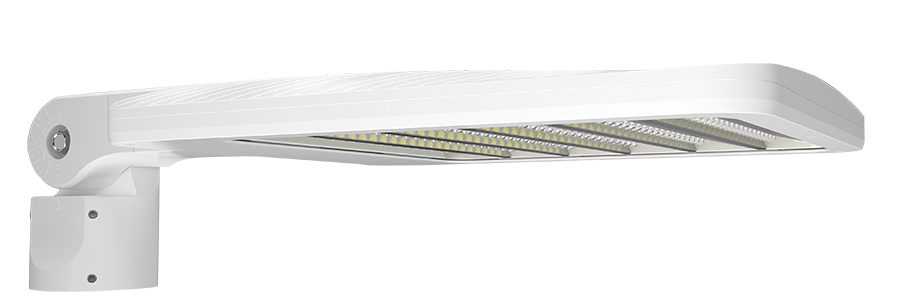 RAB ALEDL5TSFNW/480 ALEDL Type V LED Area Light – 170W-260W Selectable – 4000K – 24929-36872 Lumens – 480V – Slipfitter Mount – White Finish