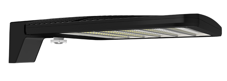 RAB ALEDLATNB/480/WS2 Type AT LED Area Light – 170W-260W Selectable – 4000K – 24929-36872 Lumens – 480V – Pole Mount – WattStopper Sensor with 20ft Lens – Black Finish