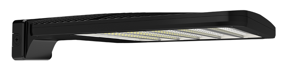 RAB ALEDL3TWMNB/480 ALEDL Type III LED Area Light – 170W-260W Selectable – 4000K – 24929-36872 Lumens – 480V – Wall Mount – Black Finish