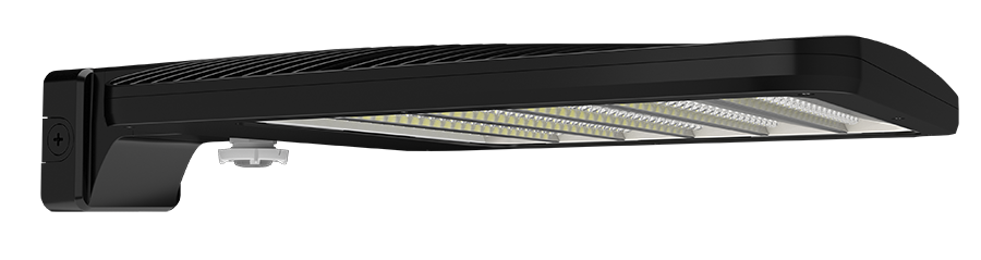 RAB ALEDLATWMNB/WS4 ALEDL Type AT LED Area Light – 170W-260W Selectable – 4000K – 24929-36872 Lumens – 120-277V – Wall Mount – WattStopper Sensor with 20ft Lens – Black Finish