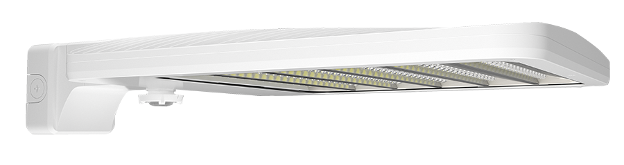 RAB ALEDL2TWMW/480/WS4 ALEDL Type II LED Area Light – 170W-260W Selectable – 5000K – 24510-36458 Lumens – 480V – Wall Mount – WattStopper Sensor with 20ft Lens – White Finish
