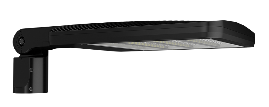 RAB ALEDM3TSFYB/480 ALEDM Type III LED Area Light – 40W-80W Selectable – 3000K – 10371-18802 Lumens – 480V – Slipfitter Mount – Black Finish
