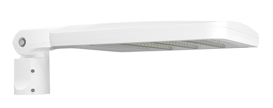 RAB ALEDM5TSFW ALEDM Type V LED Area Light – 40W-80W Selectable – 5000K – 10870-19864 Lumens – 120-277V – Slipfitter Mount – White Finish
