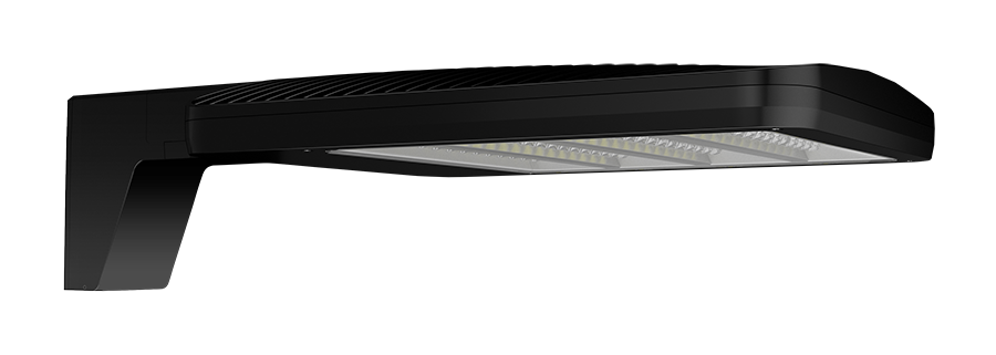 RAB ALEDMATYB/480/7PR ALEDM Type AT LED Area Light – 40W-80W Selectable – 3000K – 10371-18802 Lumens – 480V – Pole Mount – NEMA 7-Pin Photocontrol Receptacle – Black Finish
