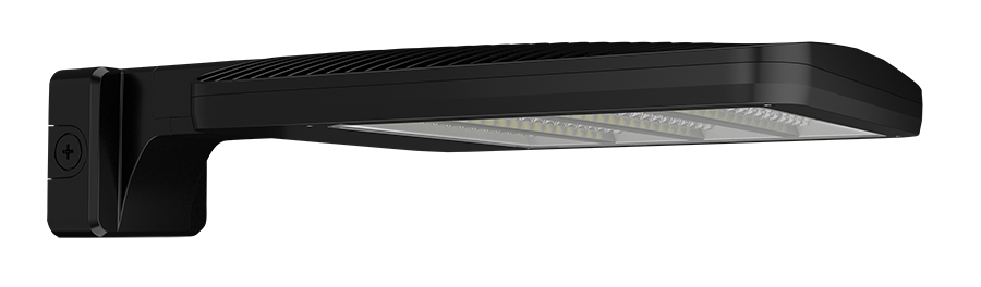 RAB ALEDM2TWMB/7PR ALEDM Type II LED Area Light – 40W-80W Selectable – 5000K – 10870-19864 Lumens – 120-277V – Wall Mount – NEMA 7-Pin Photocontrol Receptacle – Black Finish