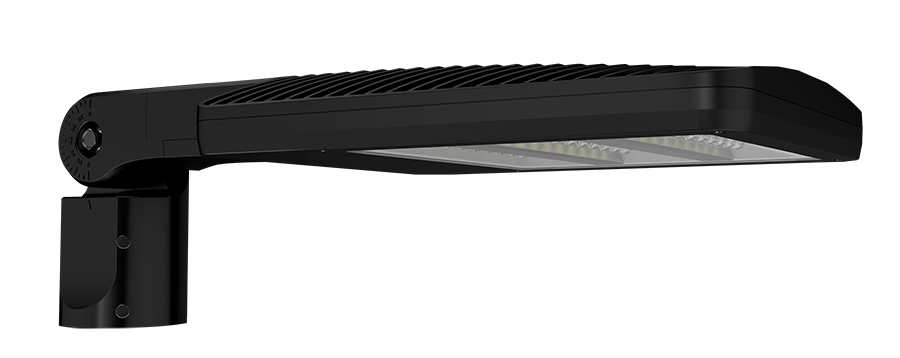 RAB ALEDS3TSFNB/7PR ALEDS Type II LED Area Light – 40W-80W Selectable – 4000K – 5746-10637 Lumens – 120-277V – Slipfitter Mount – NEMA 7-Pin Photocontrol Receptacle – Black Finish