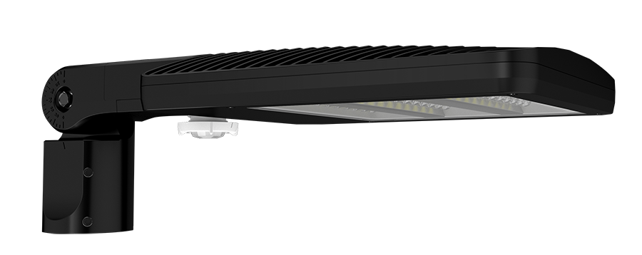 RAB ALEDS4TSFYB/WS2 ALEDS Type IV LED Area Light – 40W-80W Selectable – 3000K – 5472-10181 Lumens – 120-277V – Slipfitter Mount – WattStopper Sensor with 20ft Lens – Black Finish