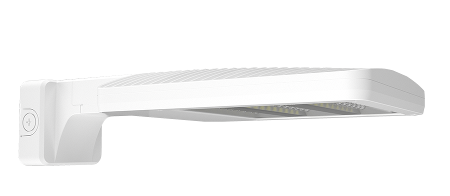 RAB ALEDS5TWMNW ALEDS Type V LED Area Light – 40W-80W Selectable – 4000K – 5746-10637 Lumens – 120-277V – Wall Mount – White Finish