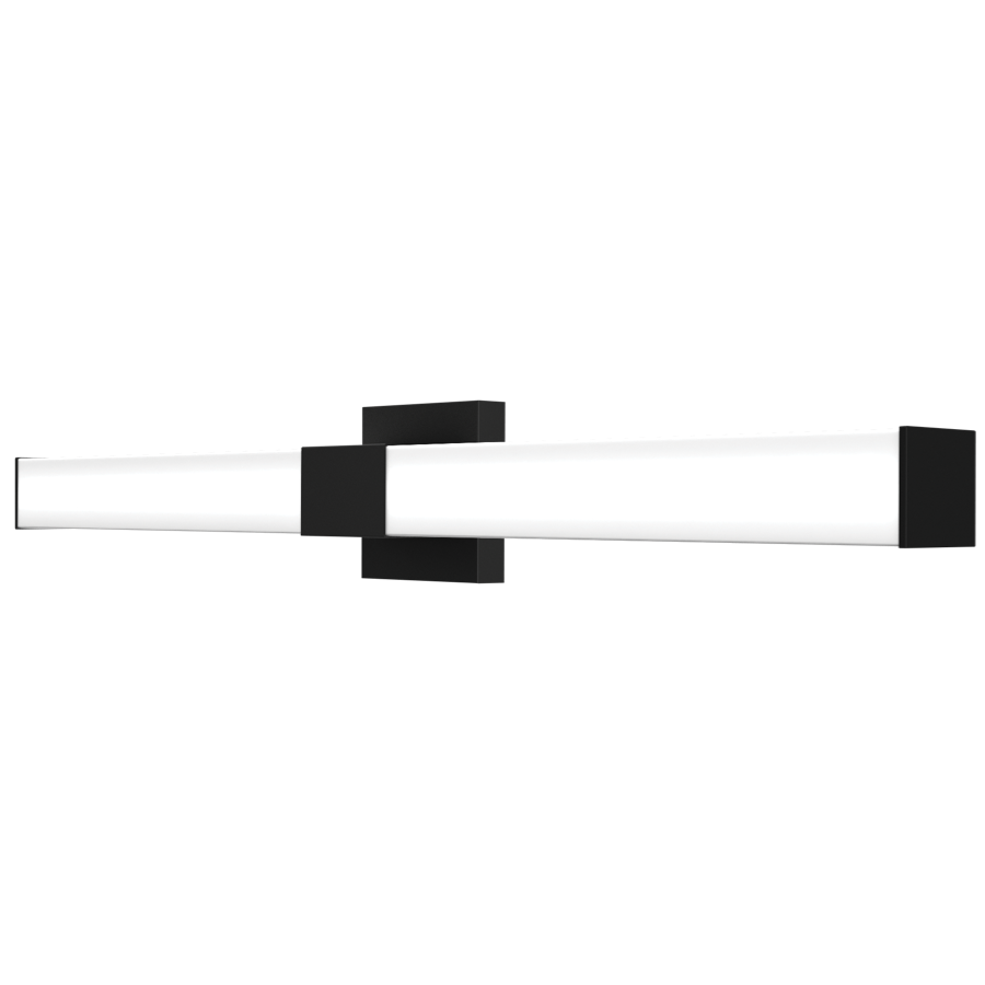 RAB ALR-36SB Square Vanity Light – 36" – Selectable 2700K/3000K/3500K/4000K/5000K – 1900 Lumens – 120V – Dimmable – Black Finish