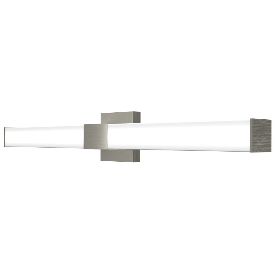RAB ALR-36SBN Square Vanity Light – 36" – Selectable 2700K/3000K/3500K/4000K/5000K – 1900 Lumens – 120V – Dimmable – Brushed Nickel Finish