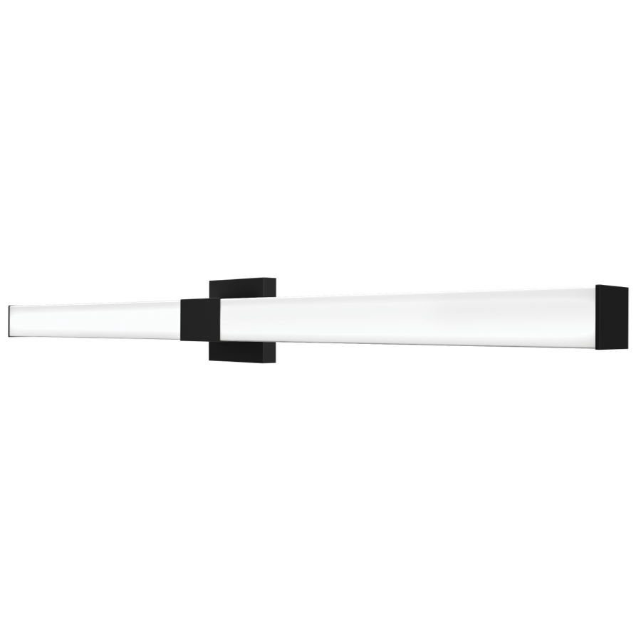 RAB ALR-48SB Square Vanity Light – 48" – Selectable 2700K/3000K/3500K/4000K/5000K – 2240 Lumens – 120V – Dimmable – Black Finish