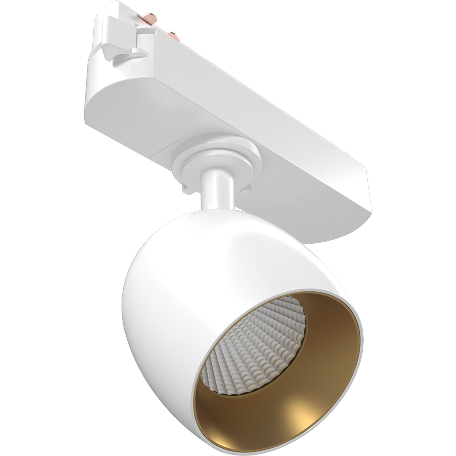 RAB ARC ARC Track Light – Track Mount – 10W – 3000K – 837 Lumens – 120V – 36° Beam Angle – White Finish