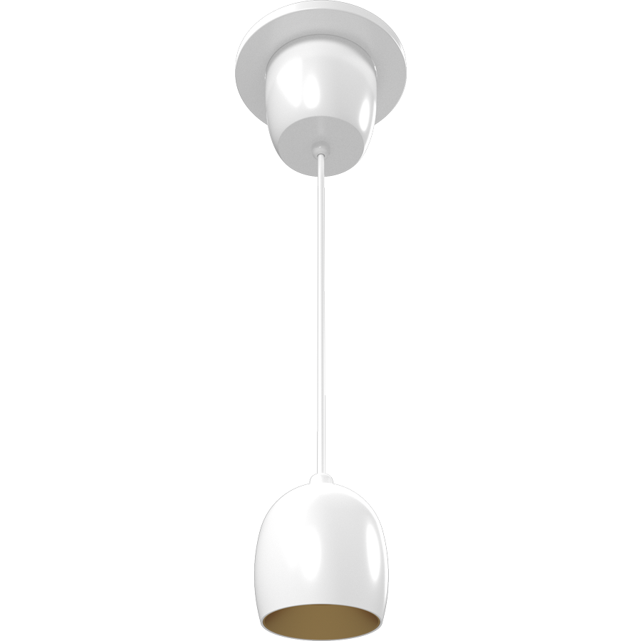 RAB ARCPM ARC Track Light – Pendant Mount – 10W – 3000K – 776 Lumens – 120V – 36° Beam Angle – White Finish